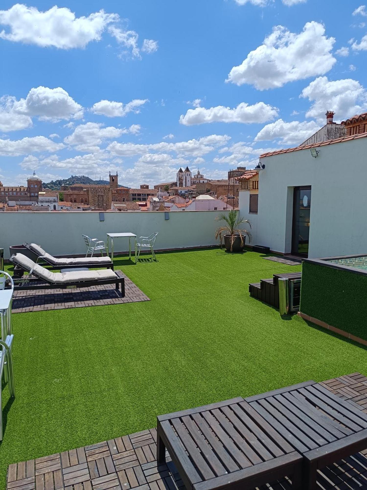 Apartamentos Al-Qazeres Luxury La Concepcion Caceres Bagian luar foto